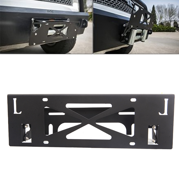 Off-Road Vehicle Front Bumper Winch Flipper - Fits for Wrangler  suv | Adjustable Up & Down