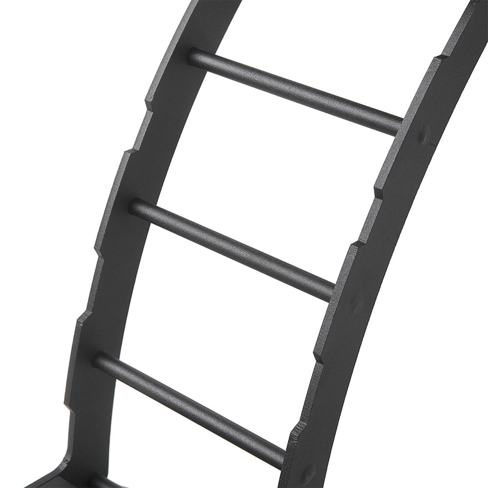 1pc Heavy-Duty Steel Truck Tire Step - Non-Slip Rear Wheel Ladder for Wrangler,SUV, Pickup, Car Roof Access, Fits 24" to 35" Wheels, No Drilling Required