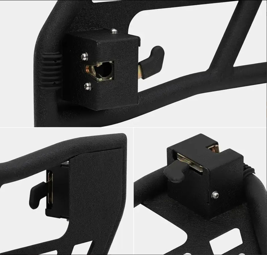 Off-Road Safari Tubular Doors Compatible with 2018-2025 for JL 2 Door and 4 Door - Set of 2 and 4 Fat Tube Half Doors for Adventure