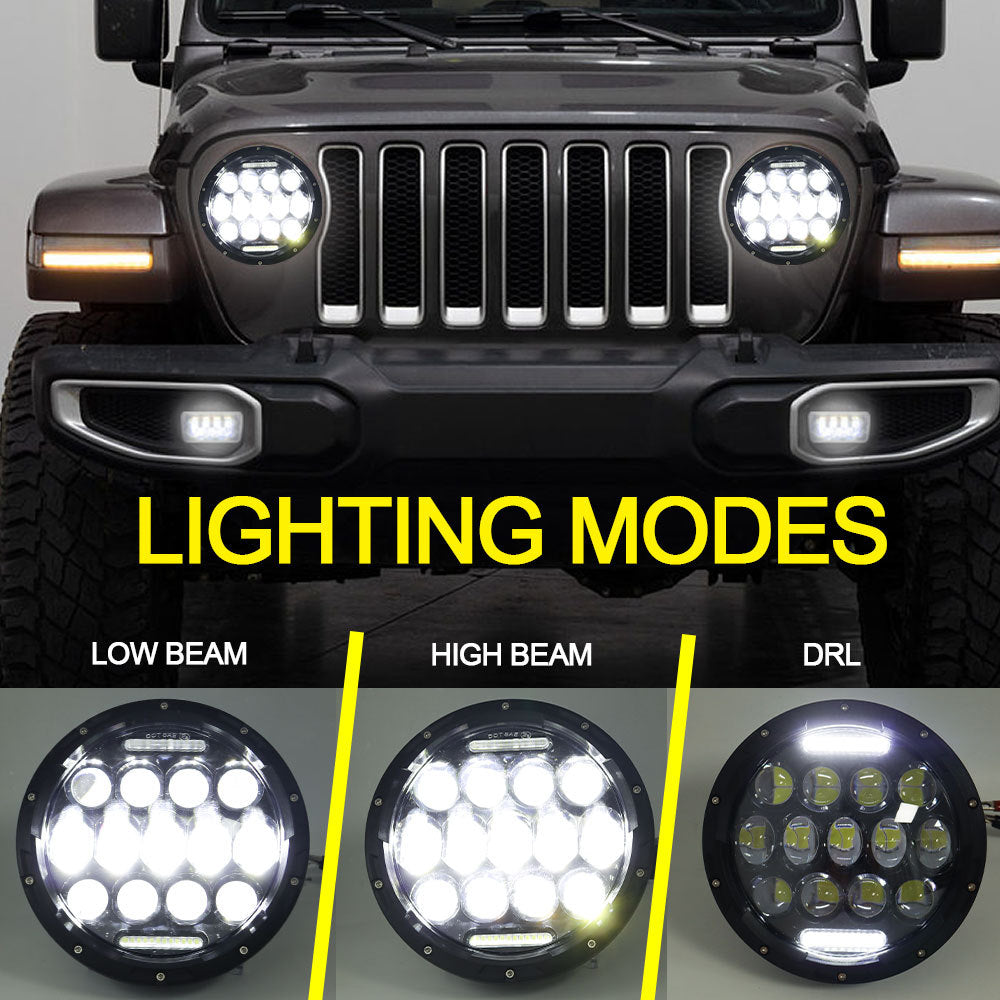 Suitable for Wrangler headlights, 7-inch 13 bead spotlights, and automotive LED headlight modification accessories