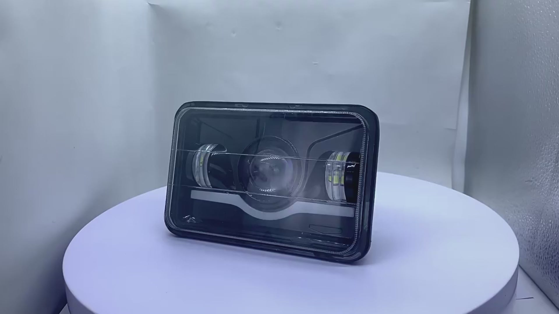 Suitable for Wrangler headlights, wave 5-inch square 4x6 headlights, integrated far and near car LED headlights, off-road vehicle modified headlights